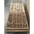 Panel de piel de chapa de madera natural de Sapele Plywood Panel de puerta personalizada sin pintura GO-D21